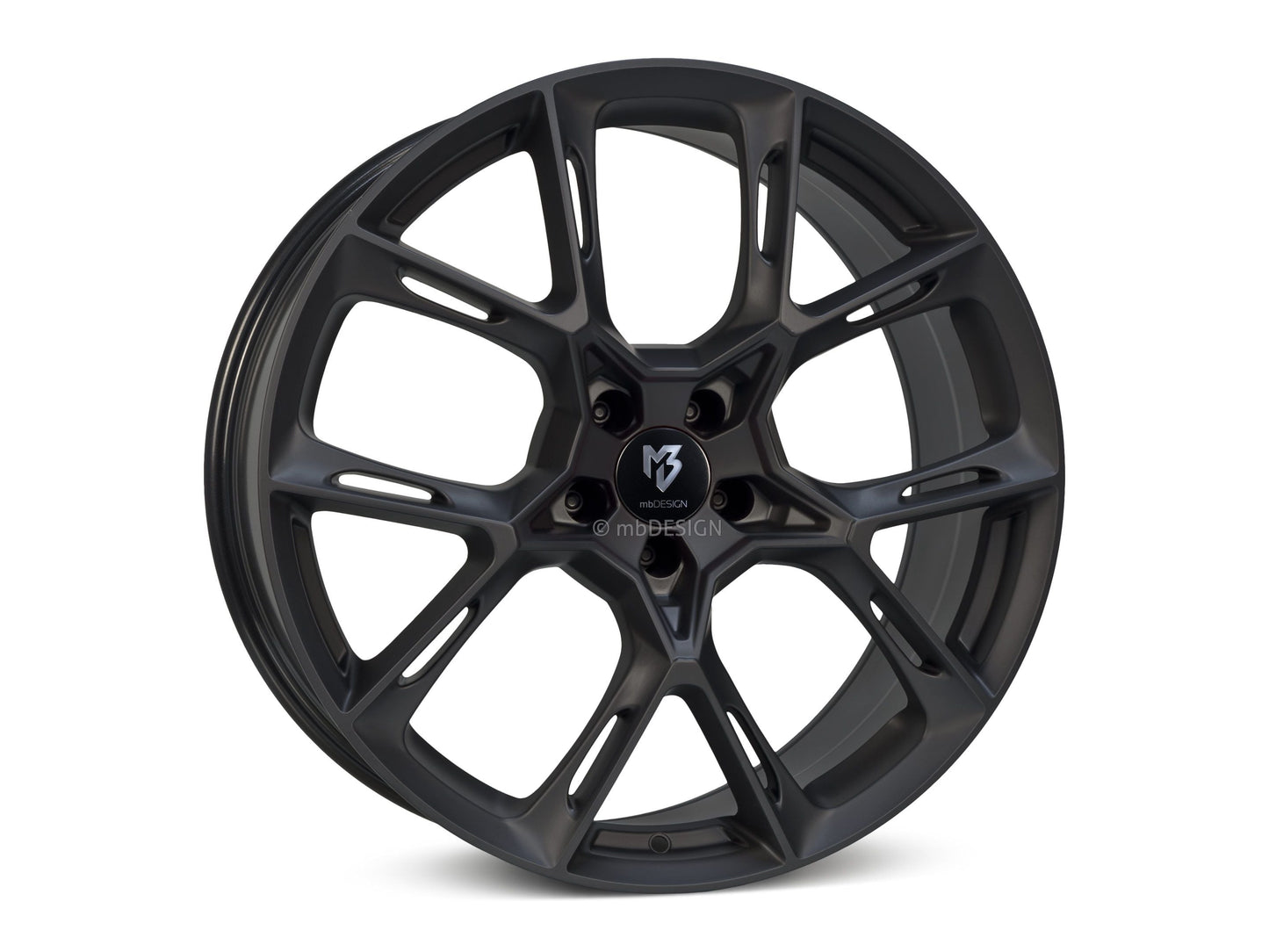 mbDesign Alufelgen MB KX1 20 Zoll - schwarz stumpfmatt