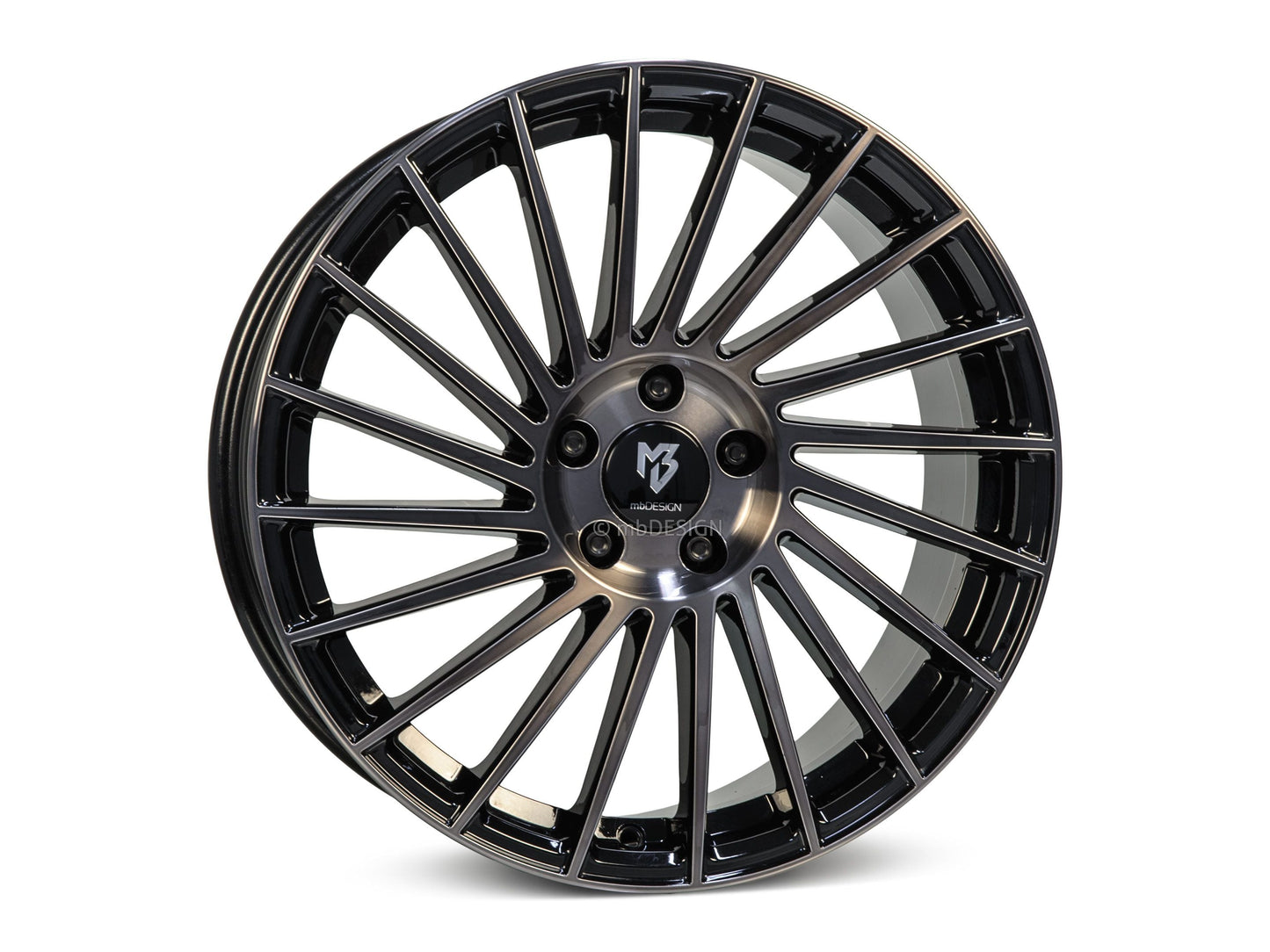 mbDesign Alufelgen MB VR3 18 Zoll - schwarz smoke poliert - gepfeffert.com