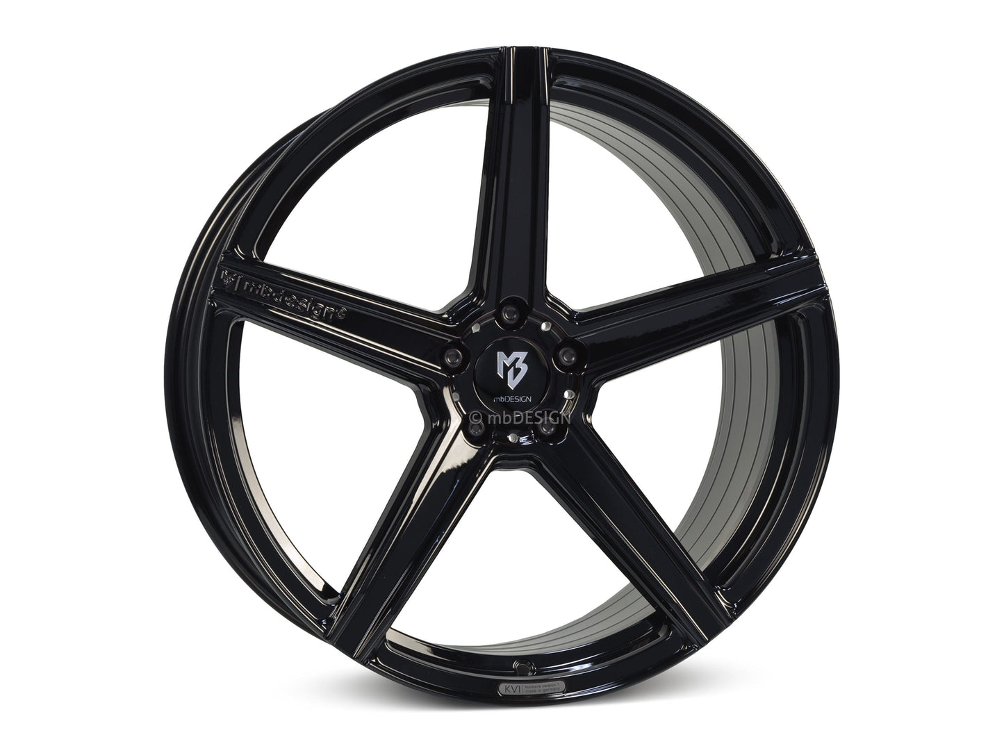 mbDesign Alufelgen MB KV1S DC 21 Zoll - schwarz glänzend