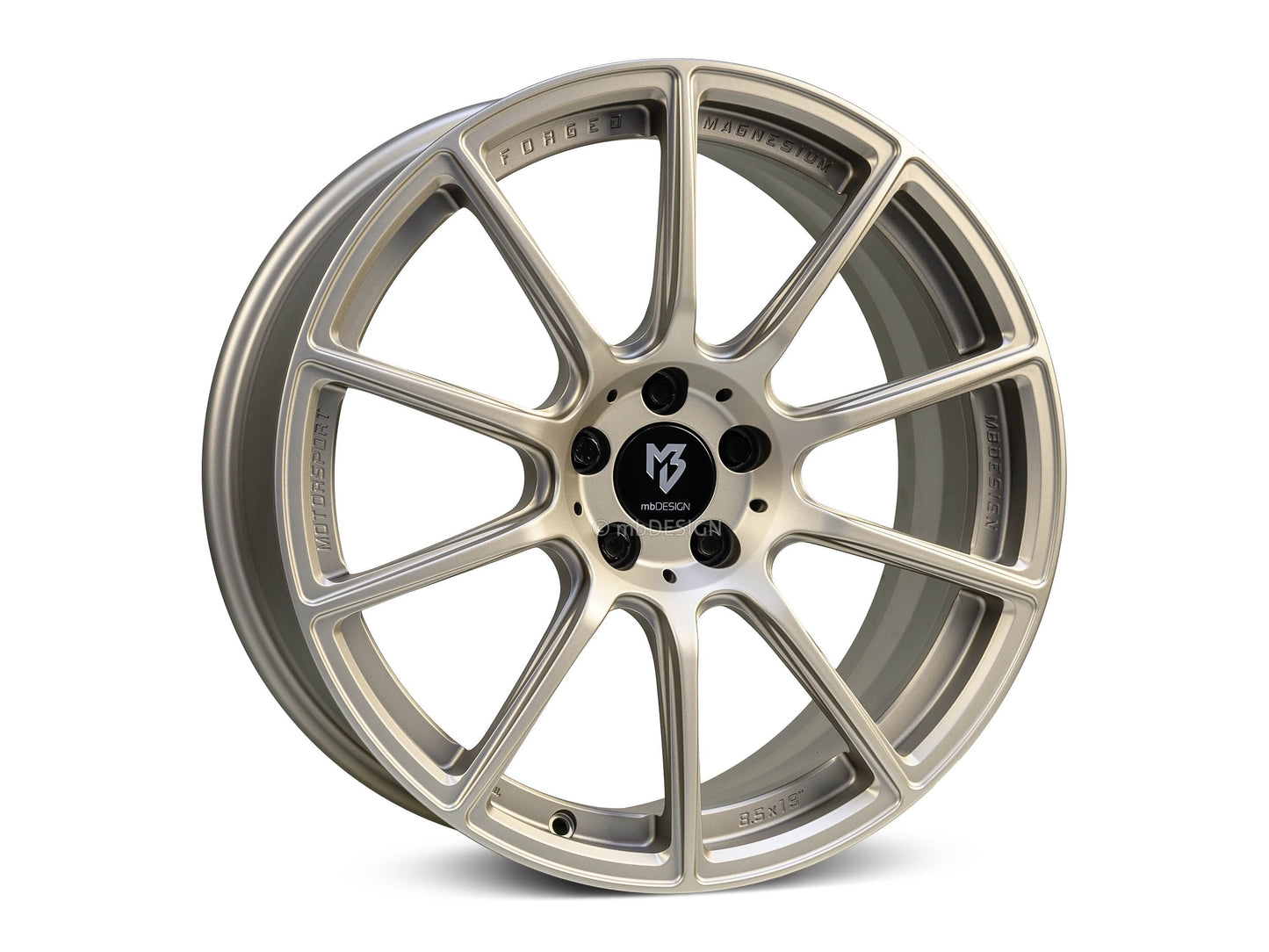 mbDesign Alufelgen MB MF1 19 Zoll - champagner matt - gepfeffert.com
