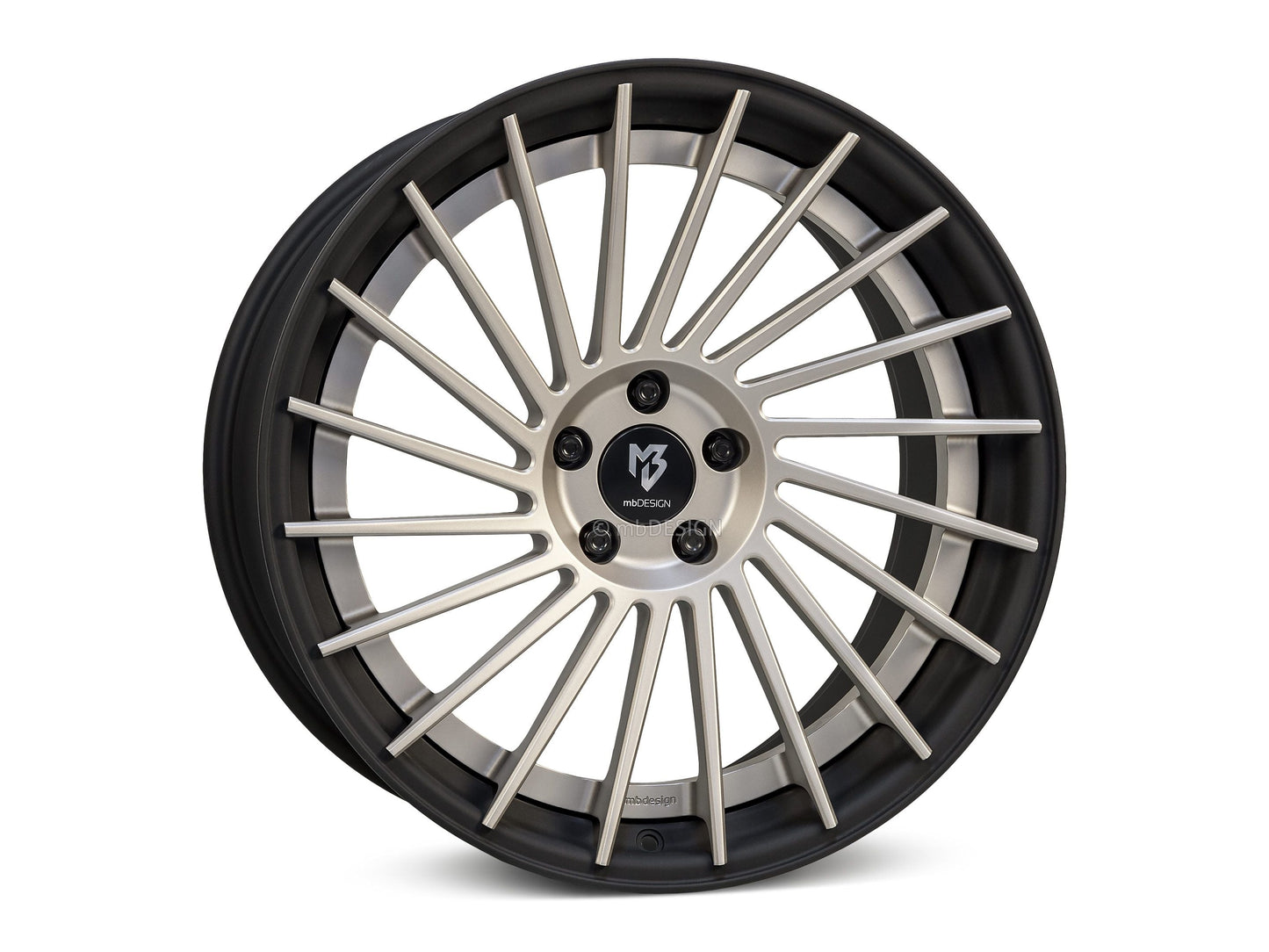 mbDesign Alufelgen MB VR3.2 DC 2-tlg 20 Zoll - champagner matt/schwarz stumpfmatt