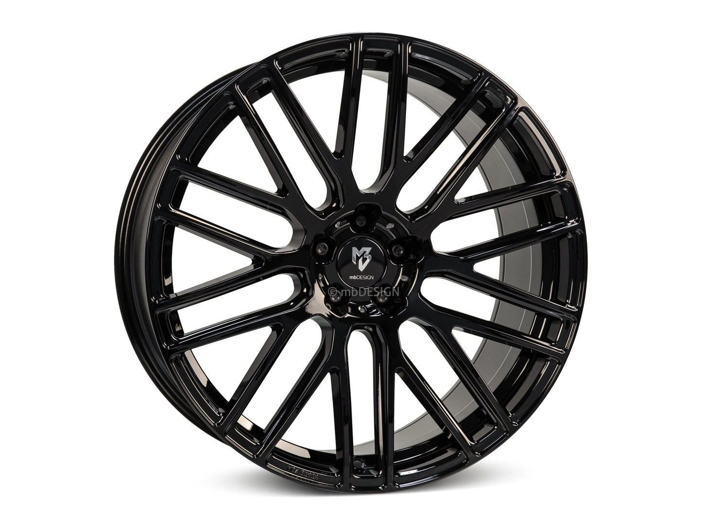 mbDesign Alufelgen MB KV4 22 Zoll - schwarz glänzend