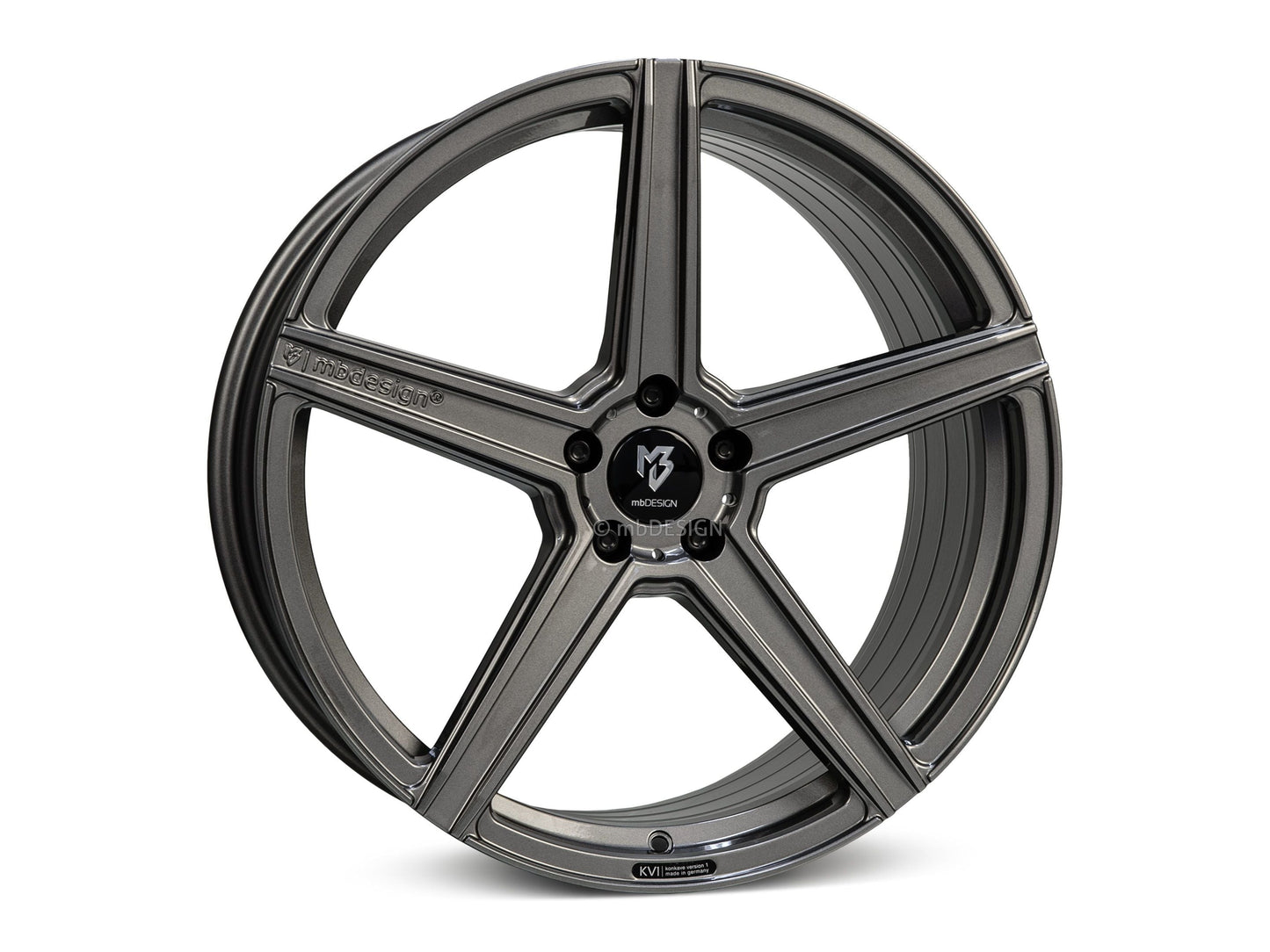 mbDesign Alufelgen MB KV1S 20 Zoll - grau glänzend