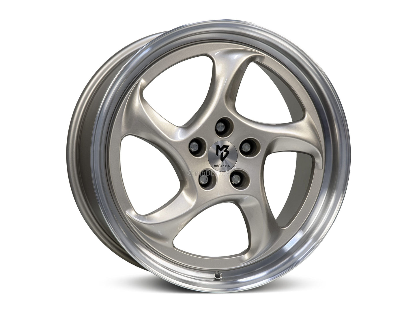 mbDesign Alufelgen MB TURBO 19 Zoll - champagner glänzend poliert