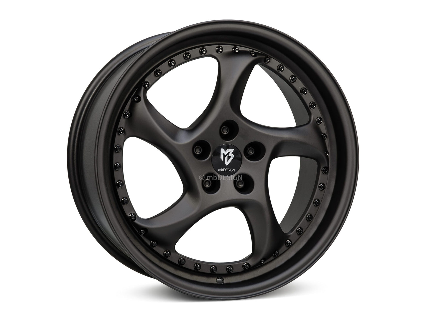 mbDesign Alufelgen MB TURBO S 19 Zoll - schwarz stumpfmatt