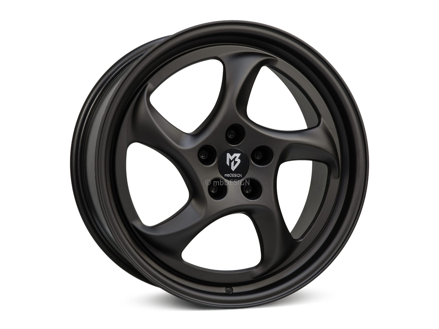 mbDesign Alufelgen MB TURBO 19 Zoll - schwarz stumpfmatt