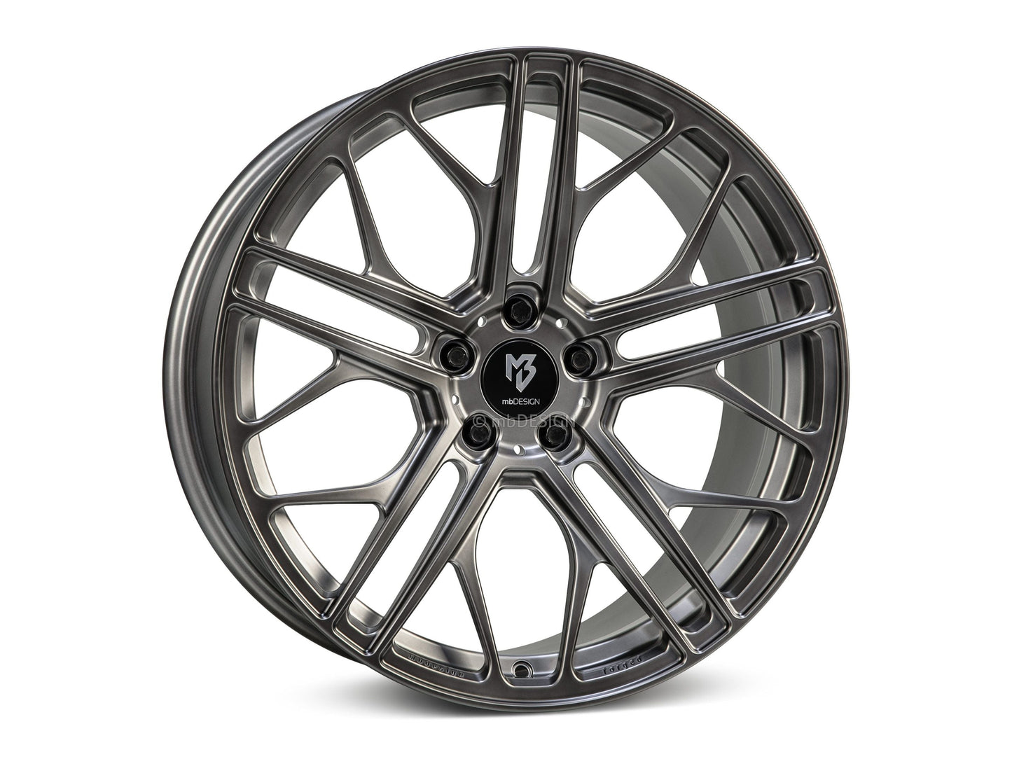 mbDesign Alufelgen MB SF1 DC 22 Zoll - silber smoke matt