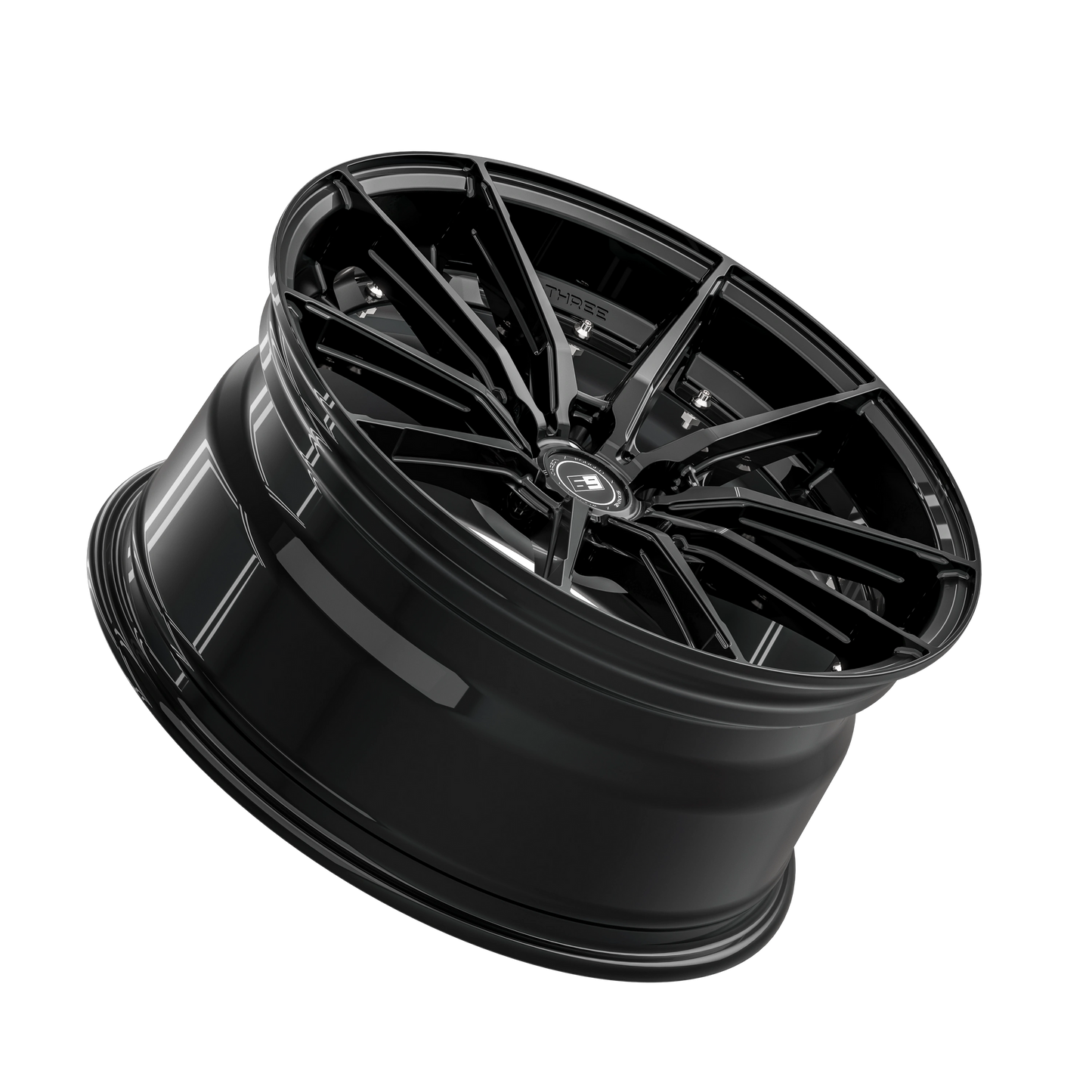 SIXNINE WHEELS Alufelgen FF-THREE 20 Zoll - Glossy Black