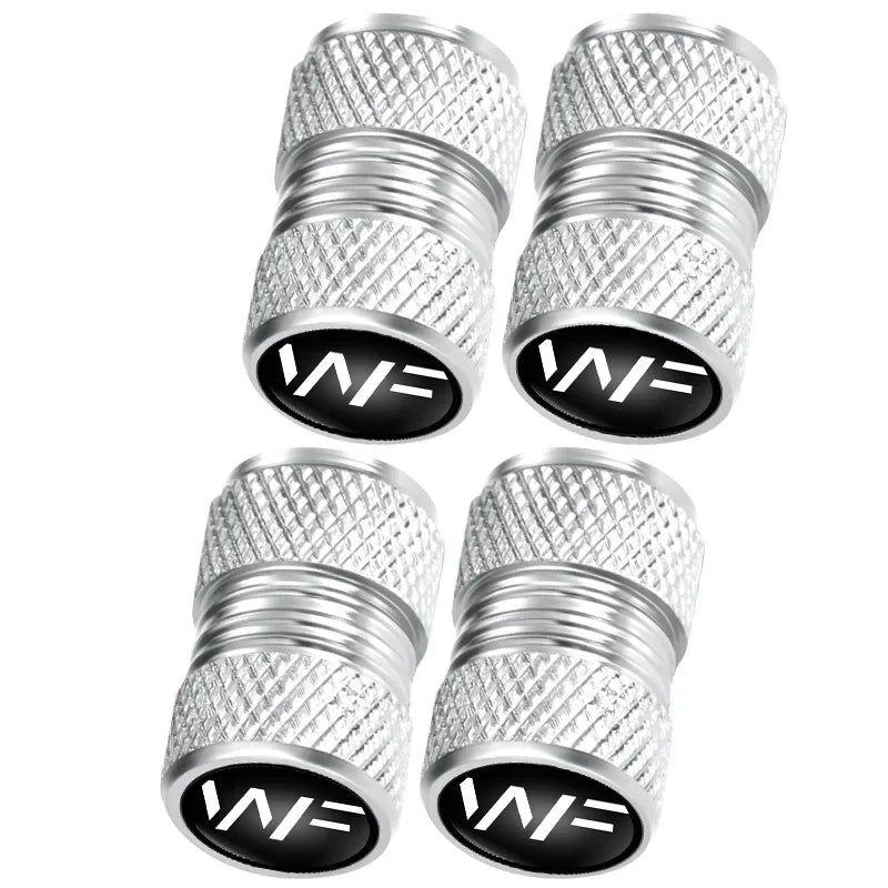 Wheelforce WF Valve Caps -Silver-