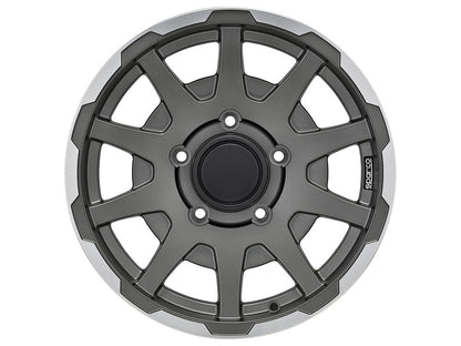 Sparco Dakar Matt Dark Grey Lip Polished für Sizuki Jimny MK2 (GJ)