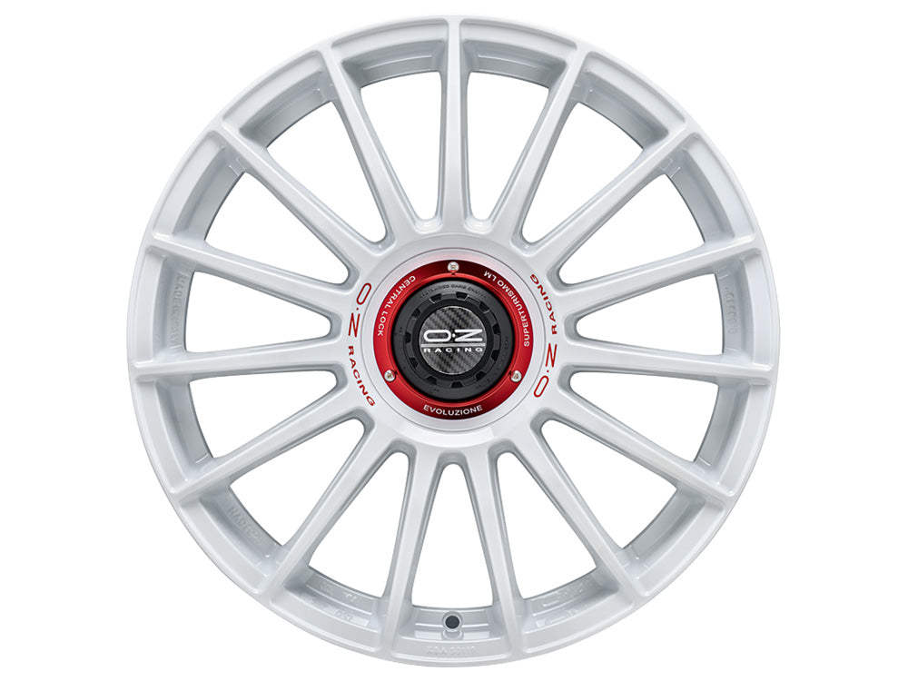 OZ Superturismo Evoluzione Wrc Race White + Red Lettering