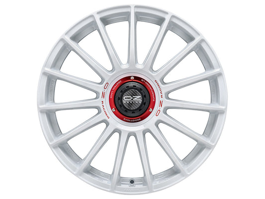 OZ Superturismo Evoluzione Wrc Race White + Red Lettering