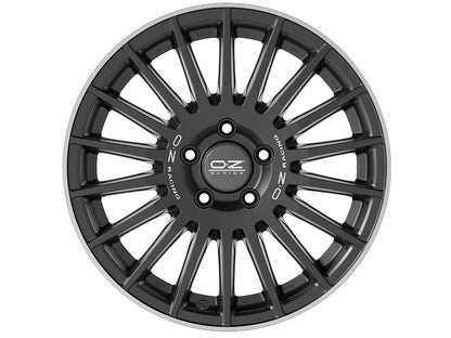 OZ Rally Desert Matt Black Diamond Cut