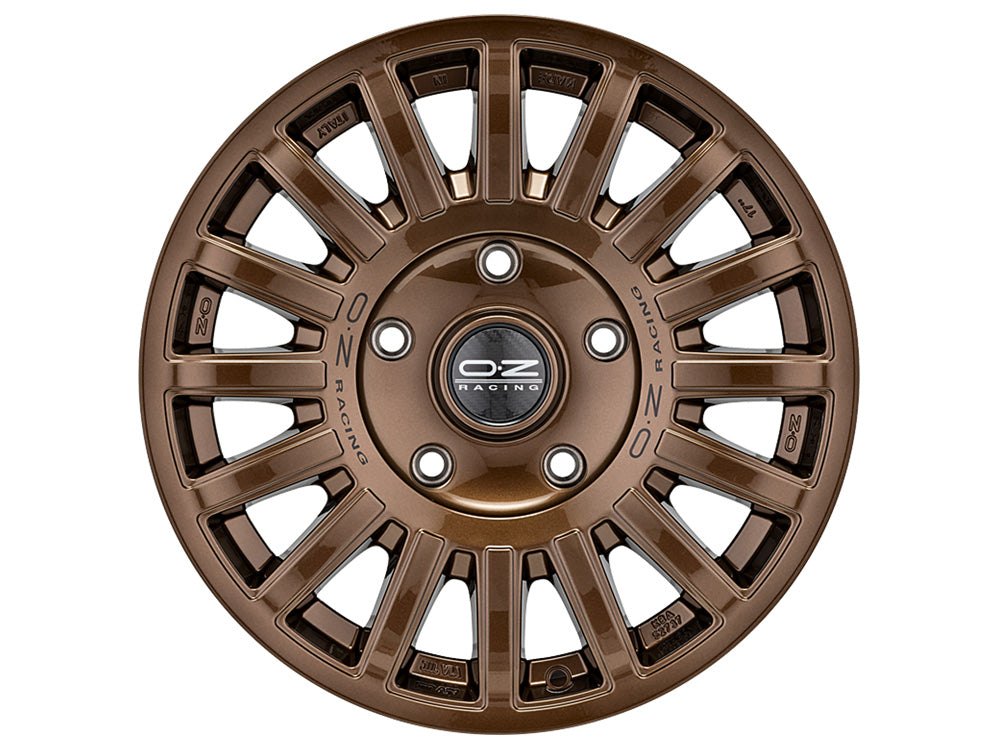 OZ Rally Raid Gloss Bronze + Black Lettering
