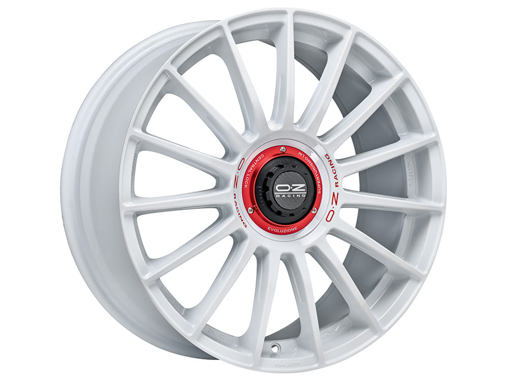 OZ Superturismo Evoluzione Wrc Race White + Red Lettering