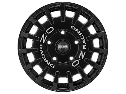 OZ Rally Racing Van Matt Black + Silver Lettering