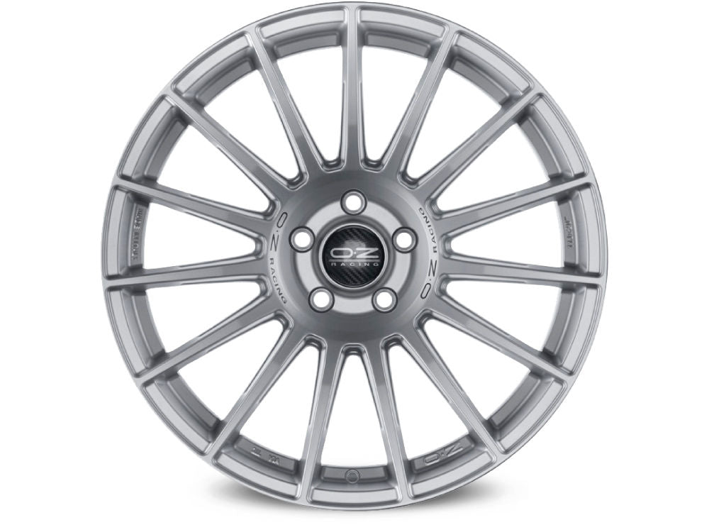OZ Superturismo Dakar Matt Race Silver + Black Letter. - gepfeffert.com