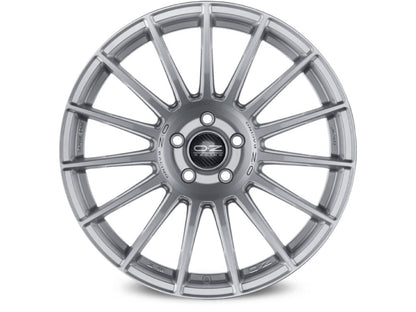 OZ Superturismo Dakar Matt Race Silver + Black Letter. - gepfeffert.com