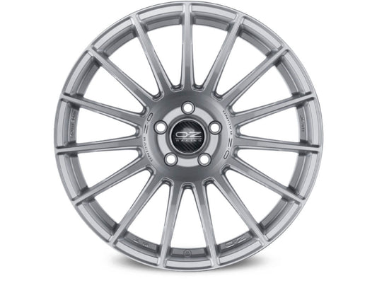 OZ Superturismo Dakar Matt Race Silver + Black Letter. - gepfeffert.com