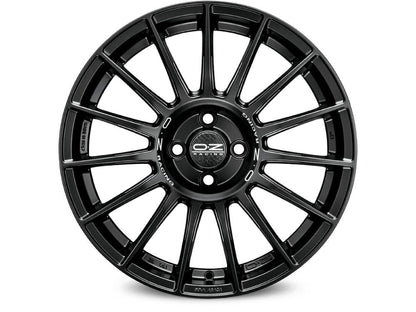 OZ Superturismo LM Matt Black + Silver Lettering