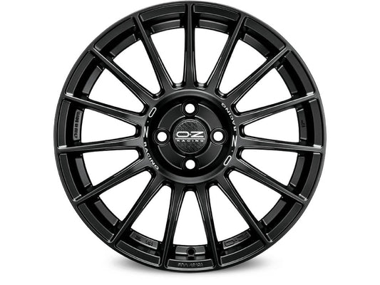 OZ Superturismo LM Matt Black + Silver Lettering