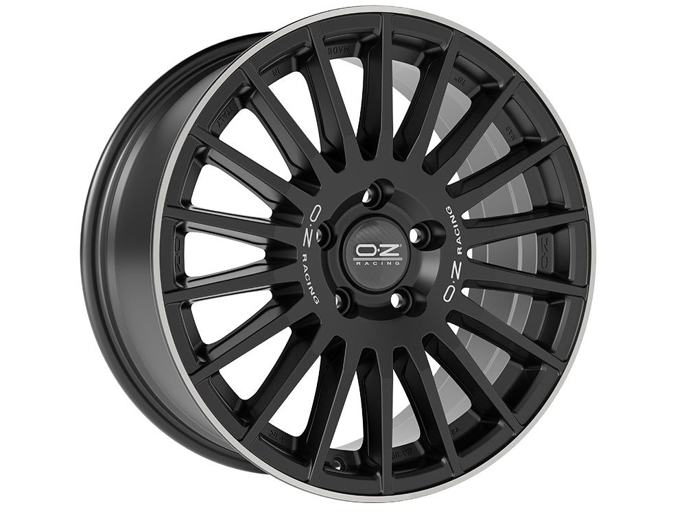 OZ Rally Desert Matt Black Diamond Cut
