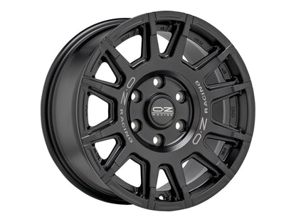 OZ Rally Legend Matt Black + Dark Lettering