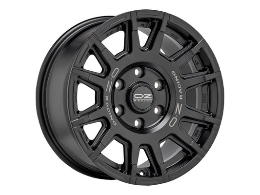 OZ Rally Legend Matt Black + Dark Lettering