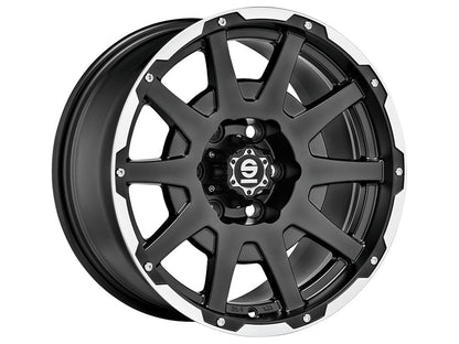 Sparco Dakar Matt Black Lip Polished