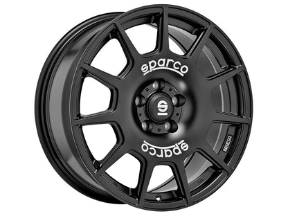 Sparco Terra Matt Black + White Lettering