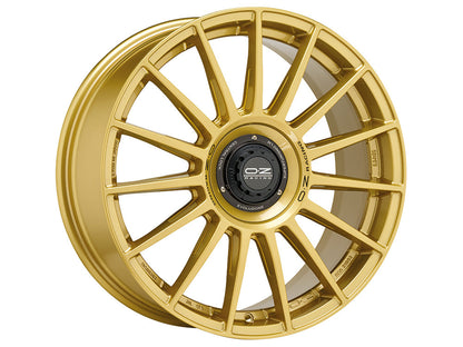 OZ Superturismo Evoluzione Race Gold + Black Lettering