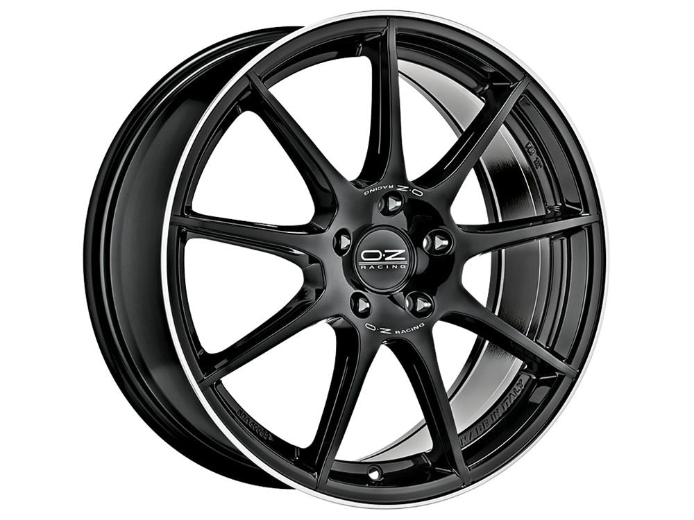 OZ Veloce GT Gloss Black Diamond Cut