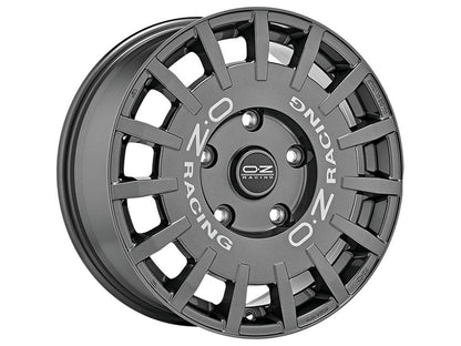 OZ Rally Racing Van Dark Graphite Silver Lettering