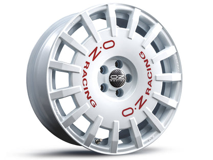 OZ Rally Racing Race White + Red Lettering