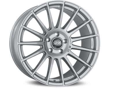 OZ Superturismo Dakar Matt Race Silver + Black Letter. - gepfeffert.com