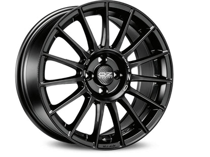 OZ Superturismo LM Matt Black + Silver Lettering