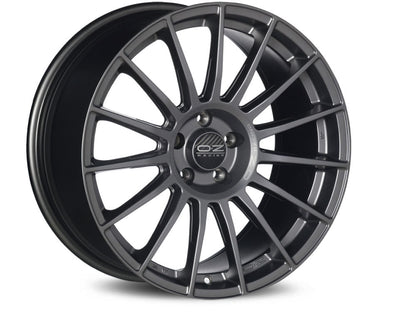 OZ Superturismo LM Matt Graphite + Silver Lettering