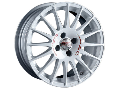 OZ Superturismo Wrc Race White + Red Lettering