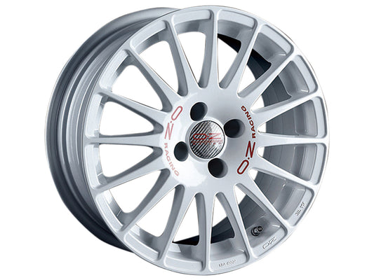 OZ Superturismo Wrc Race White + Red Lettering