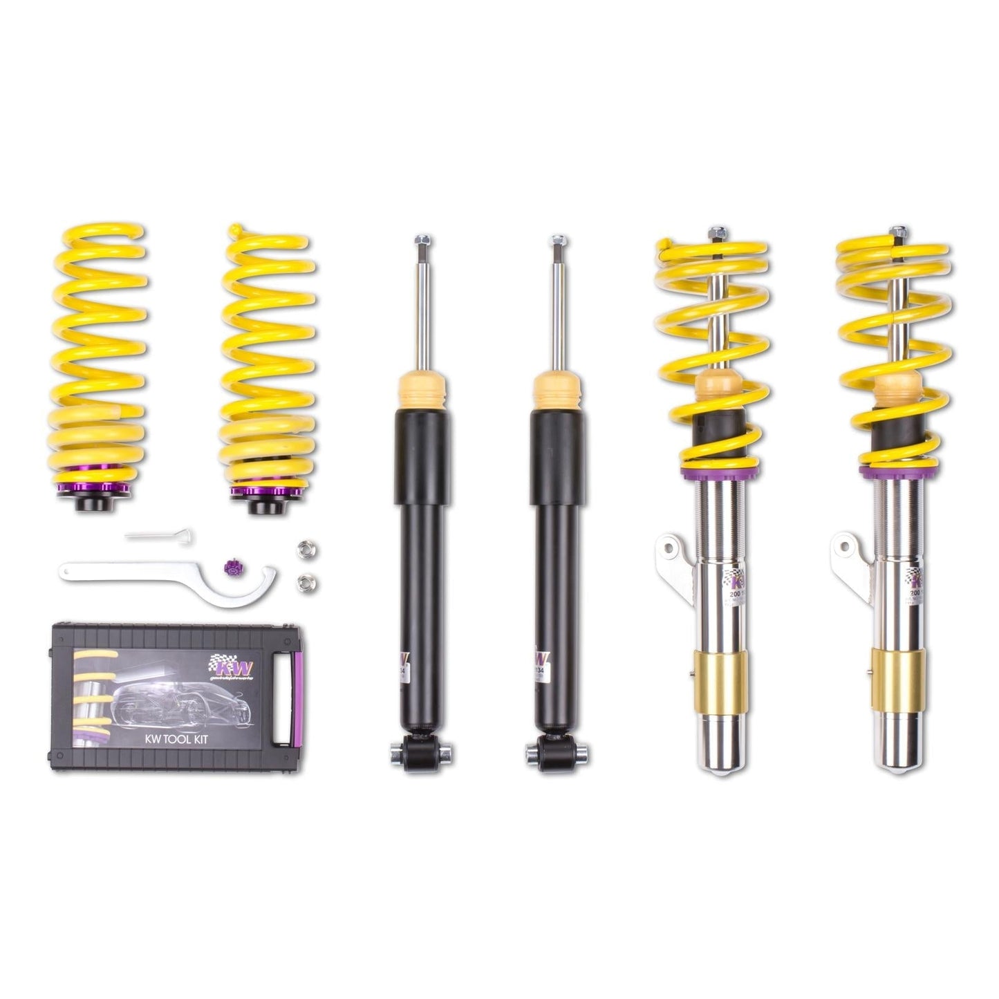 KW Gewindefahrwerk INOX V1 ohne DDC Audi A4 / A5 B9 Ø48.6mm - gepfeffert.com