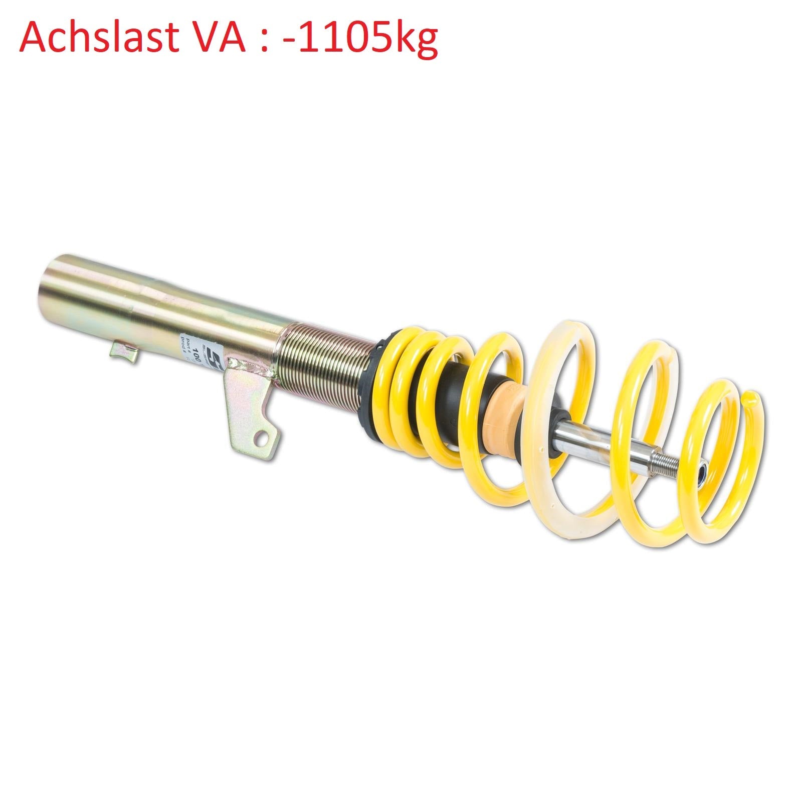 KW Gewindefahrwerk INOX V2 Audi A3 8P / VW Touran 1T Ø55mm ohne DDC - gepfeffert.com