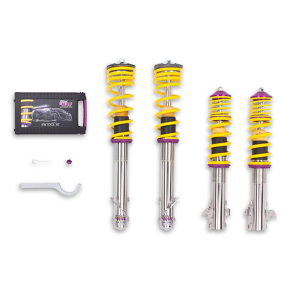 KW Gewindefahrwerk INOX V1 Golf III/IV incl. Vento und Cabrio 45-80mm - gepfeffert.com