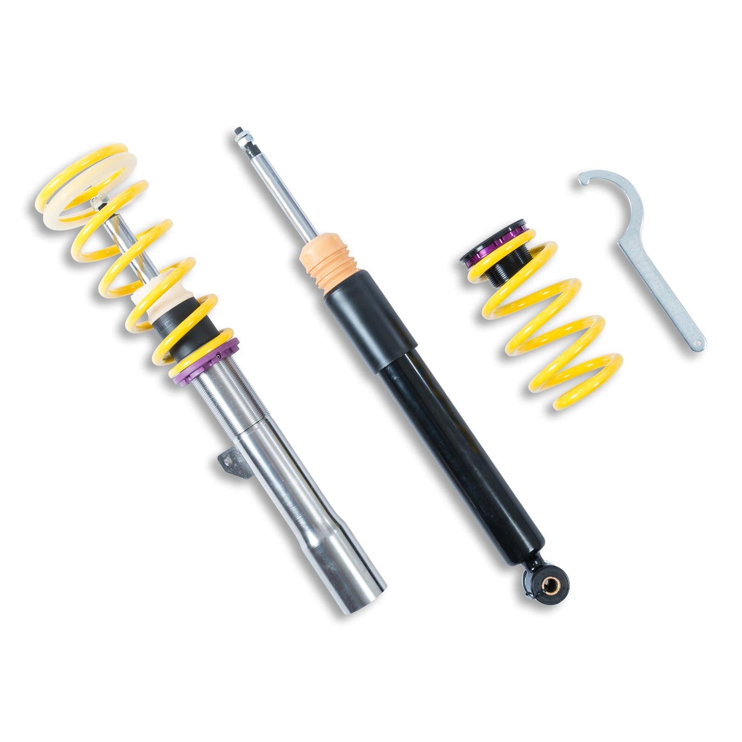 KW Gewindefahrwerk INOX V1 Golf III/IV incl. Vento und Cabrio 45-80mm - gepfeffert.com