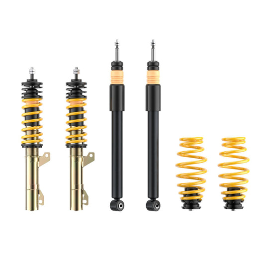 ST XA Gewindefahrwerk Stahl verzinkt (mit Härteverstellung) für Seat Toledo (1M) / Skoda Octavia (1U) / Seat Leon (1M) / VW Golf IV/Bora (1J) - gepfeffert.com
