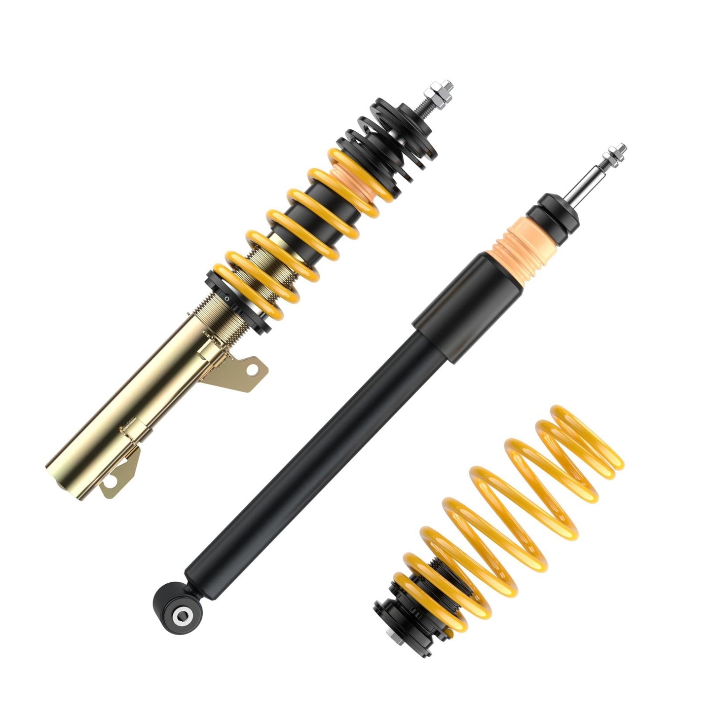 ST XA Gewindefahrwerk Stahl verzinkt (mit Härteverstellung) für Seat Toledo (1M) / Skoda Octavia (1U) / Seat Leon (1M) / VW Golf IV/Bora (1J) - gepfeffert.com