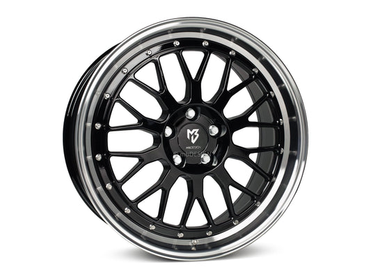 mbDesign Alufelgen MB LV1 18 Zoll - schwarz glänzend poliert - gepfeffert.com