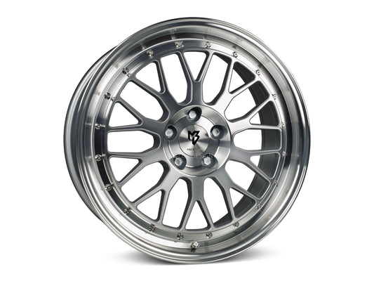 mbDesign Alufelgen MB LV1 17 Zoll - silber glänzend voll poliert - gepfeffert.com