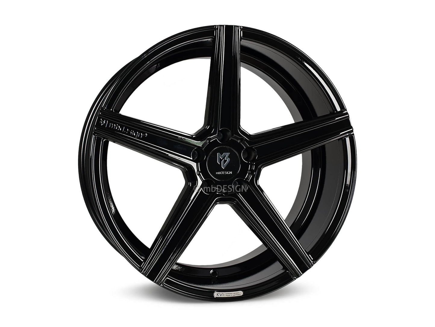 mbDesign Alufelgen MB KV1 20 Zoll - schwarz glänzend