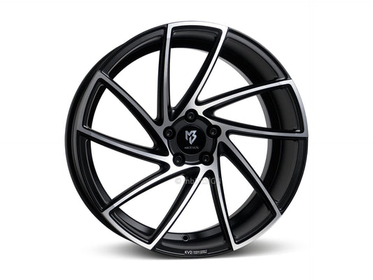 mbDesign Alufelgen MB KV2 19 Zoll - schwarz matt poliert - gepfeffert.com