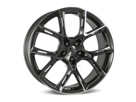 mbDesign Alufelgen MB KX1 21 Zoll - grau glänzend poliert